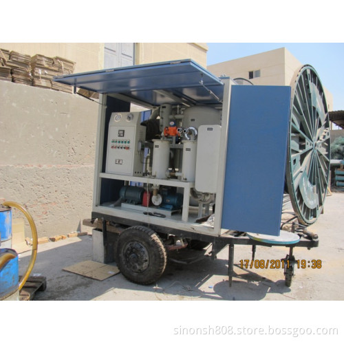 PLC control dehydrating transformer oil purifier